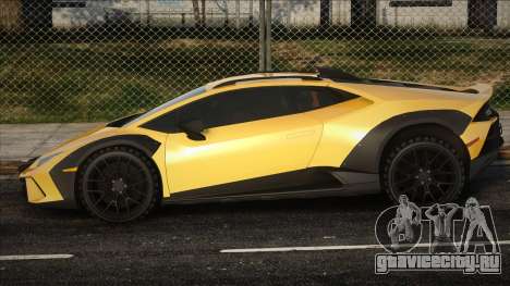 Lamborghini Huracan Sterrato Yellow для GTA San Andreas