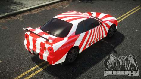 Nissan Skyline R34 Cusvar S5 для GTA 4