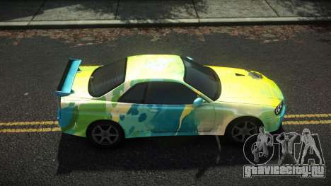 Nissan Skyline R34 Drujo S14 для GTA 4