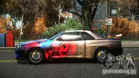 Nissan Skyline R34 Cusvar S10 для GTA 4
