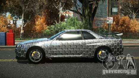 Nissan Skyline R34 Cusvar S8 для GTA 4