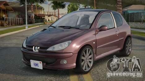 Peugeot 206 Tascoly для GTA San Andreas
