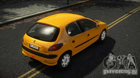 Peugeot 206 Kacofa для GTA 4