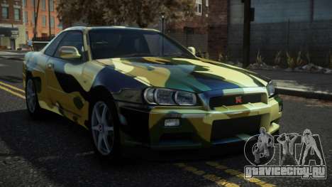 Nissan Skyline R34 Drujo S1 для GTA 4