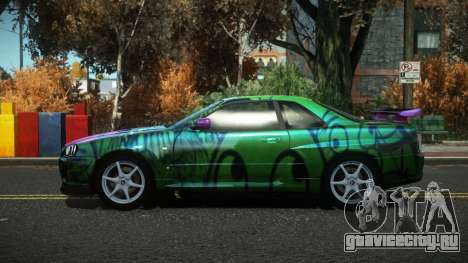 Nissan Skyline R34 Drujo S6 для GTA 4