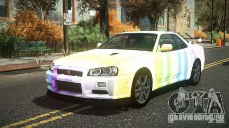 Nissan Skyline R34 Cusvar S4 для GTA 4