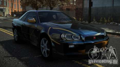 Nissan Skyline R34 Drujo S4 для GTA 4