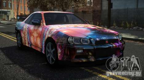 Nissan Skyline R34 Drujo S10 для GTA 4