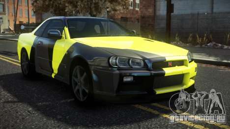 Nissan Skyline R34 Cusvar S9 для GTA 4
