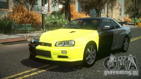 Nissan Skyline R34 Cusvar S9 для GTA 4