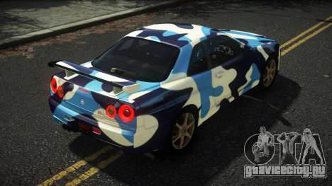 Nissan Skyline R34 Nazuxy S8 для GTA 4