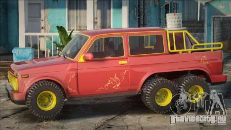 Lada Niva 6x6 New Year для GTA San Andreas