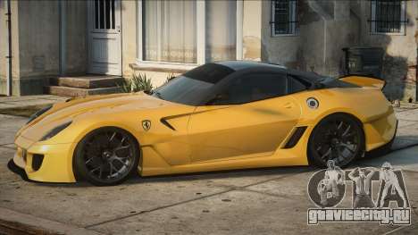 Ferrari 599XX Evo Yellow для GTA San Andreas