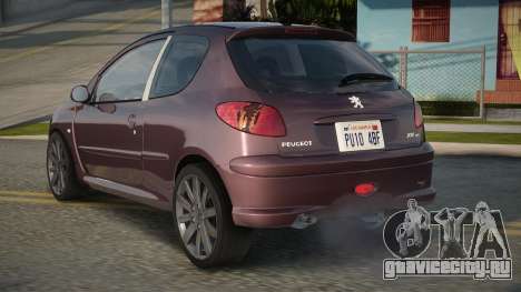 Peugeot 206 Tascoly для GTA San Andreas