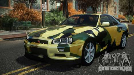 Nissan Skyline R34 Drujo S1 для GTA 4