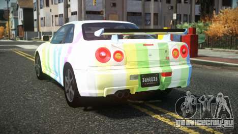 Nissan Skyline R34 Cusvar S4 для GTA 4