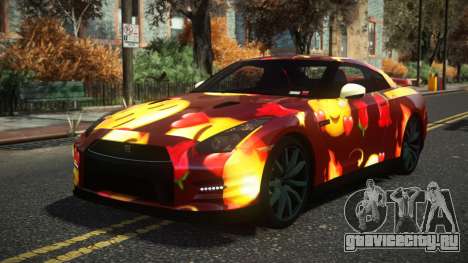 Nissan GT-R Dafhu S6 для GTA 4