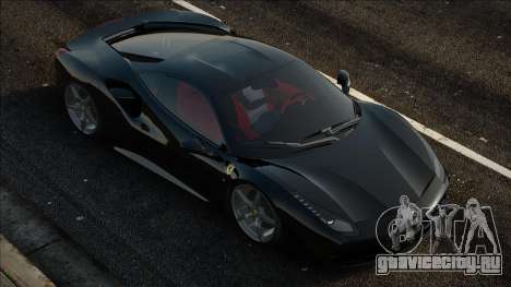 Ferrari 488 GTB Black для GTA San Andreas