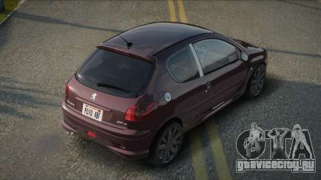 Peugeot 206 Tascoly для GTA San Andreas