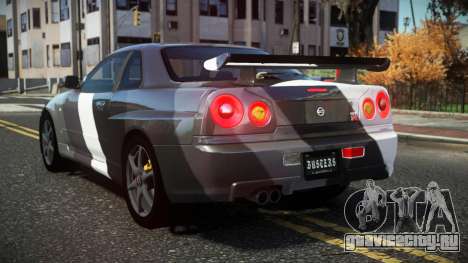 Nissan Skyline R34 Cusvar S14 для GTA 4