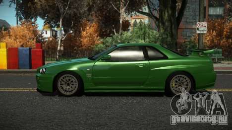 Nissan Skyline R34 Demuno для GTA 4