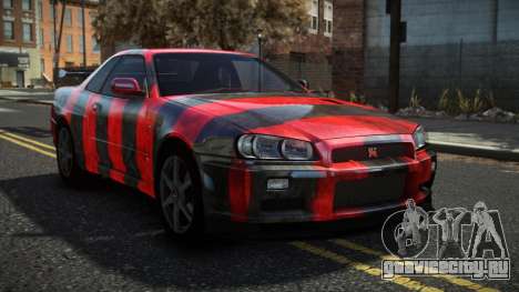Nissan Skyline R34 Cusvar S12 для GTA 4