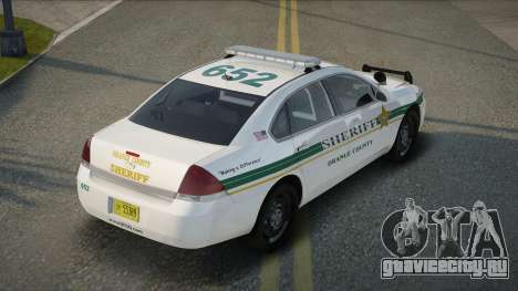 2012 Chevrolet Impala OCSO для GTA San Andreas