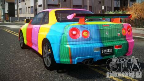 Nissan Skyline R34 Cusvar S1 для GTA 4