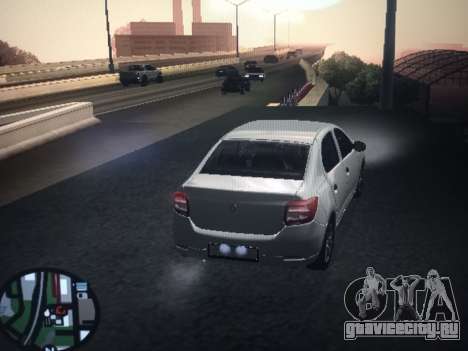 Renault Logan 2016 Silver для GTA San Andreas
