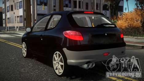 Peugeot 206 Zaserf для GTA 4