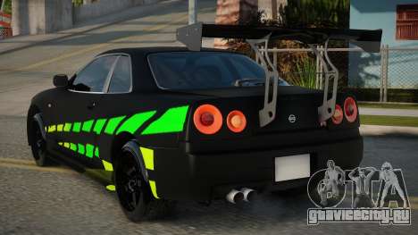 Nissan Skyline R34 GPJ для GTA San Andreas