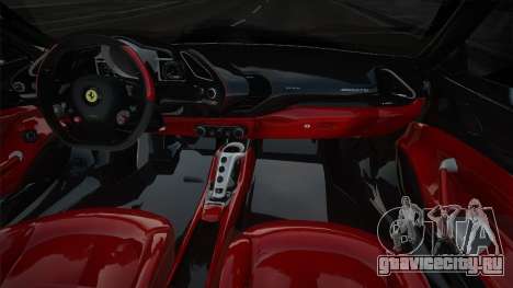 Ferrari 488 GTB Black для GTA San Andreas