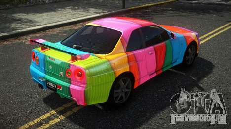 Nissan Skyline R34 Cusvar S1 для GTA 4