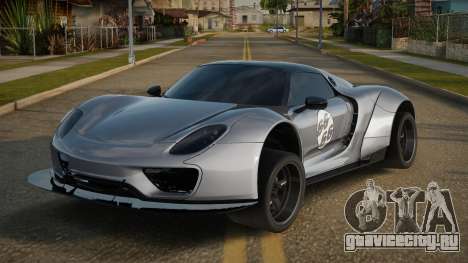 Porsche 918 Dusta для GTA San Andreas
