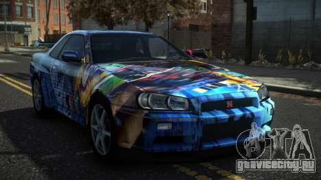 Nissan Skyline R34 Drujo S3 для GTA 4