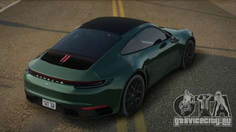 Porsche 911 (992) Carrera 19th для GTA San Andreas
