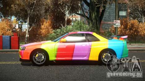Nissan Skyline R34 Cusvar S1 для GTA 4