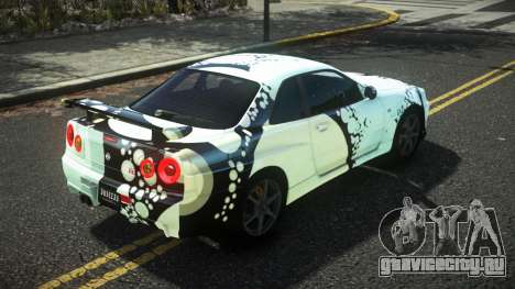 Nissan Skyline R34 Cusvar S7 для GTA 4