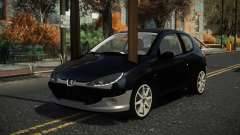Peugeot 206 Zaserf для GTA 4