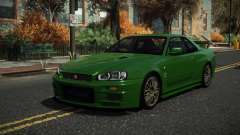Nissan Skyline R34 Demuno для GTA 4