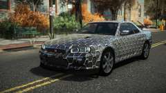 Nissan Skyline R34 Cusvar S8 для GTA 4