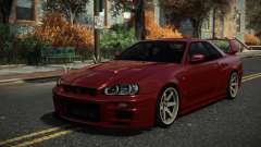 Nissan Skyline R34 Velbushe для GTA 4