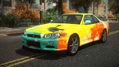 Nissan Skyline R34 Drujo S14 для GTA 4