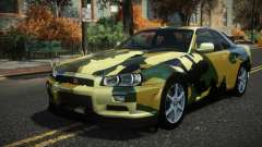 Nissan Skyline R34 Drujo S1 для GTA 4