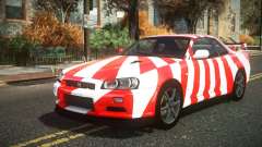Nissan Skyline R34 Cusvar S5 для GTA 4