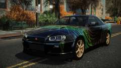 Nissan Skyline R34 Nazuxy S6 для GTA 4