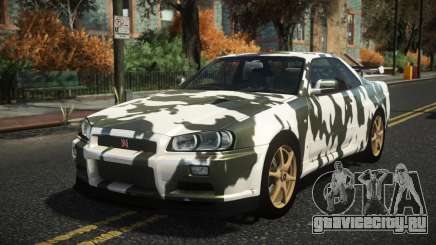 Nissan Skyline R34 Nazuxy S14 для GTA 4