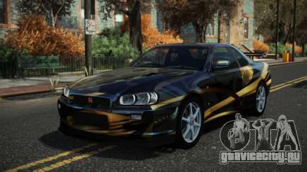 Nissan Skyline R34 Drujo S4 для GTA 4
