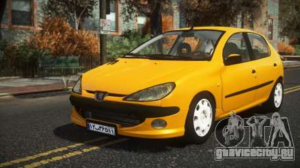 Peugeot 206 Kacofa для GTA 4