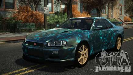 Nissan Skyline R34 Nazuxy S3 для GTA 4